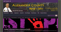 Desktop Screenshot of alexandersheriff.org